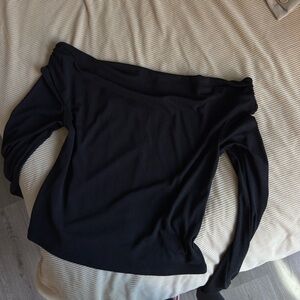 Urban Outfitters Black Off-Shoulder Top